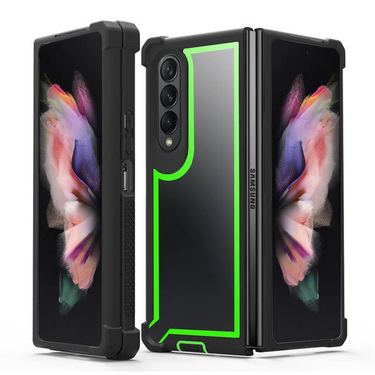 Military Grade Airbags Protection Defender Cover for Galaxy Z Fold 6/Z Fold 5/Z Fold 4/Z Fold 3 Shockproof Heavy Duty Armor Case