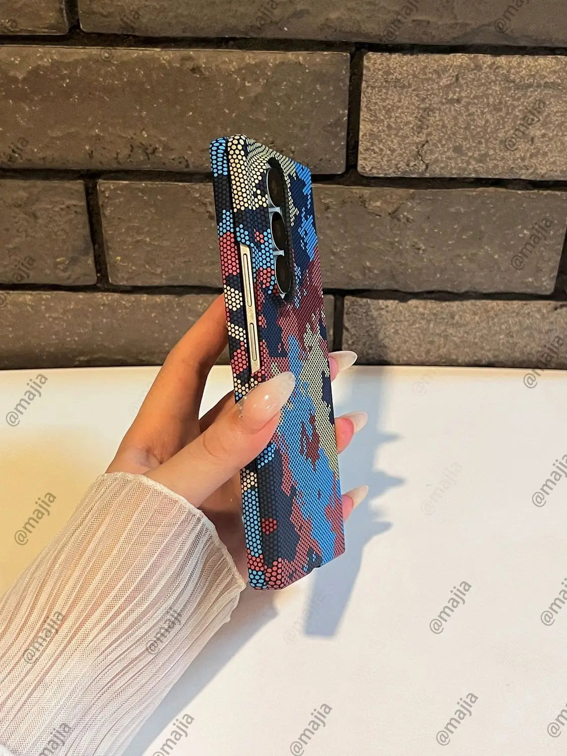 For Samsung Galaxy Z Fold 7 Case Hard PC carbon fiber camouflage Protective Back Cover Case For Z Fold 7 6 5 4 3 Se Phone Shell