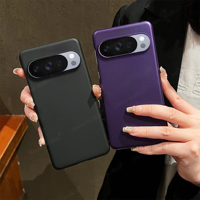 Luxury Rubberized Matte Hard Plastic Case For Google Pixel 11 Pro XL Pixel11 Pro 11Pro Anti-Fingerprint PC Back Phone Case Cover
