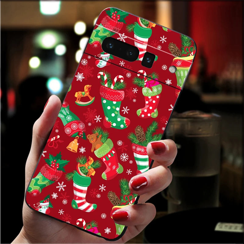 Christmas Phone Case For Google Pixel 10 9 Pro XL 9A 8 7 6 Pro Pixel 8A 7A 6A Pixel 8 7 6 5
