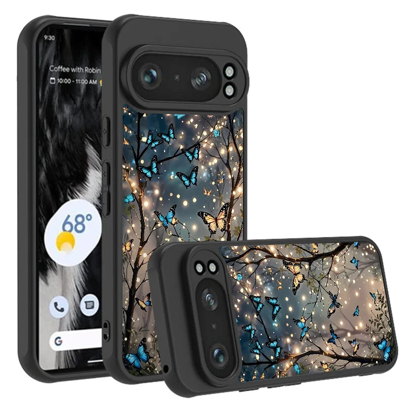 Glow In The Dark Butterfly Magnetic Case For Google Pixel 10 8 7 Pro 9A 8A Pixel 9 10 Pro XL For Magsafe Shockproof Phone Cover