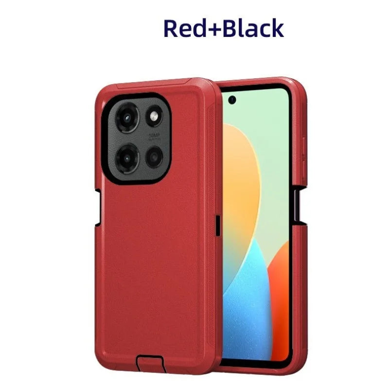 3-Layer Protection Case For Motorola G Edge Play Stylus Power 5G 2026 2025 2024 2023 Heavy Duty Hybrid Ott-Box Defender Cover