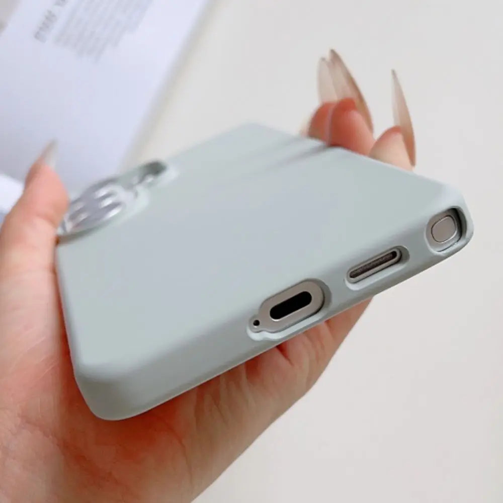 Liquid Silicone Case For Samsung Galaxy S26 S24 S25 Ultra Plus Fe A17 A36 A56 A37 A57 Candy Color Flocking Protective Soft Cover