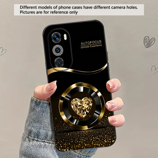 Purple Circle Diamond For Motorola Moto G 04 G05 G14 15 24 34 35 54 55 75 84 85 Edge 40 50 Fusion 60 Fusion TPU soft phone case