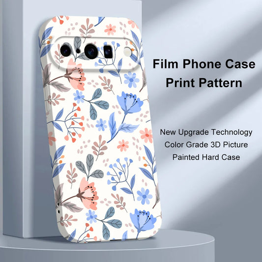 Warm Flowers Phone Case For Google Pixel 10 9 9A 8 8A 7 7A Pro XL 5G Film Hard Cover