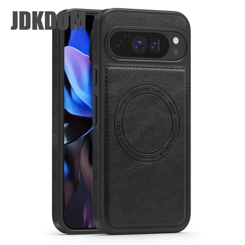 JDKDOM Dermatoglyph Magnetic Shockproof Phone Case For Google Pixel 10 9 Pro XL Cover For Google Pixel 9A 8 Pro