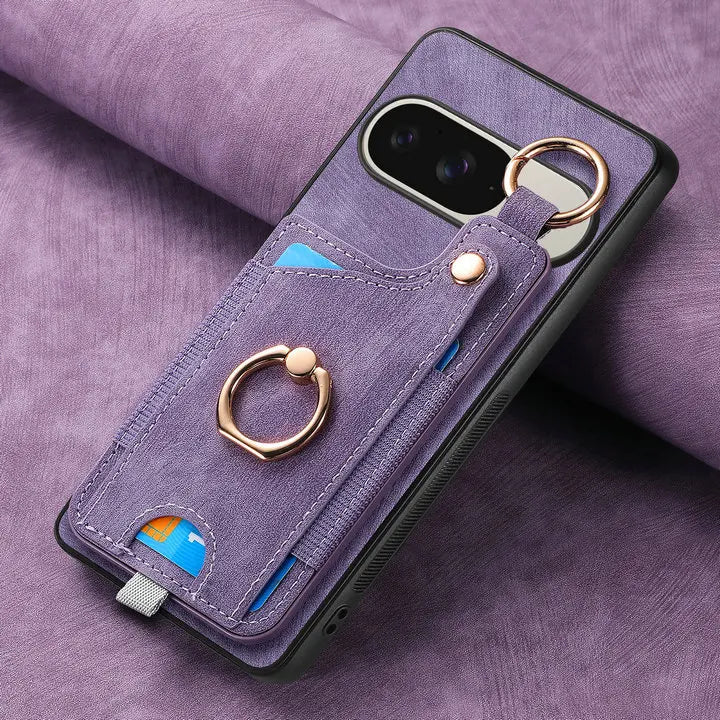 For Google Pixel 11 Pro XL 5G 2026 Shockproof Case Leather Card Holder Stand Funda Pixel11 Pixel 11 Pro Back Cover