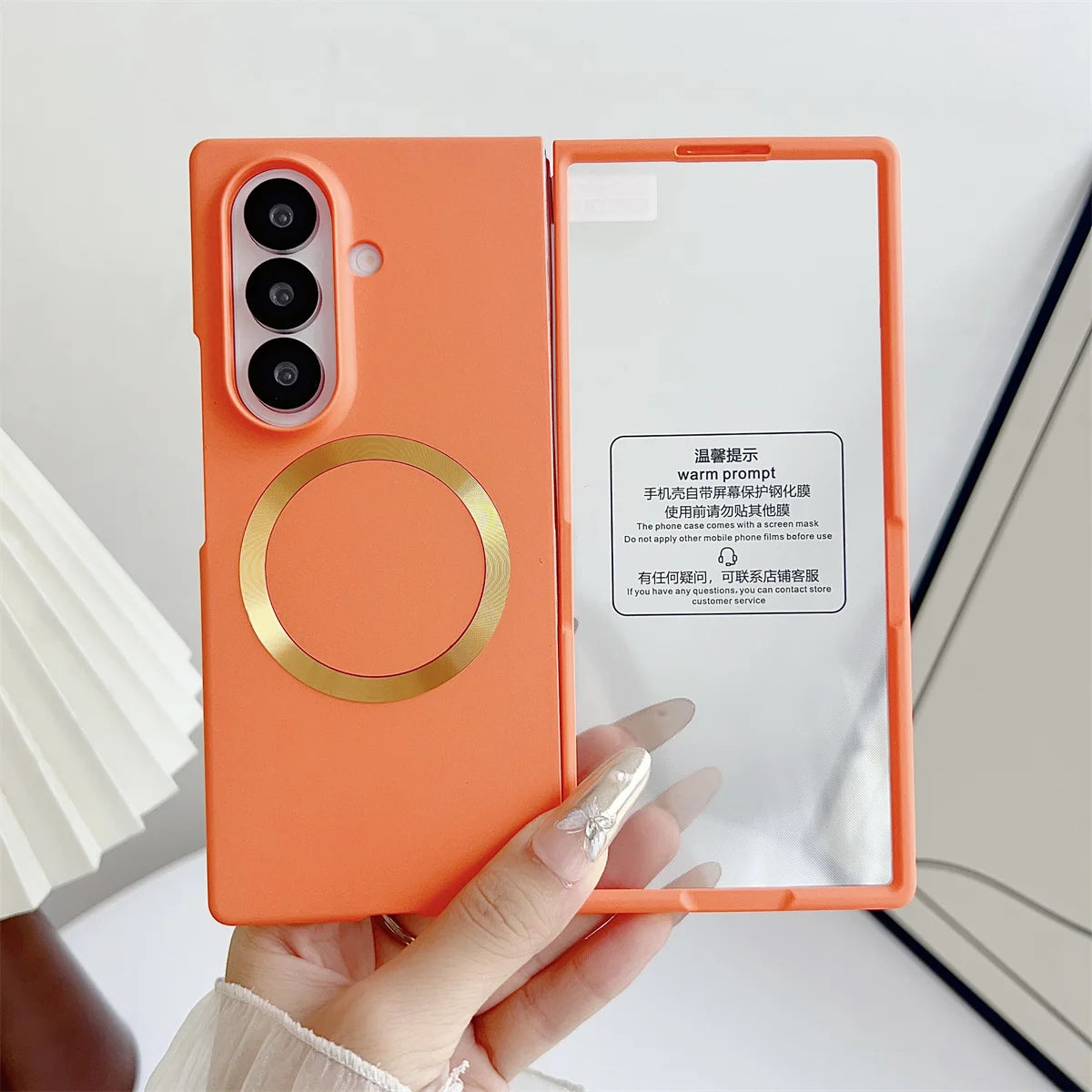 Fashion Candy Color Soft Skin Touch Magnetic Case For Samsung Z Fold 8 Ultra 7 6 5 All-in-One Integrated HD Film Anti-drop Cover
