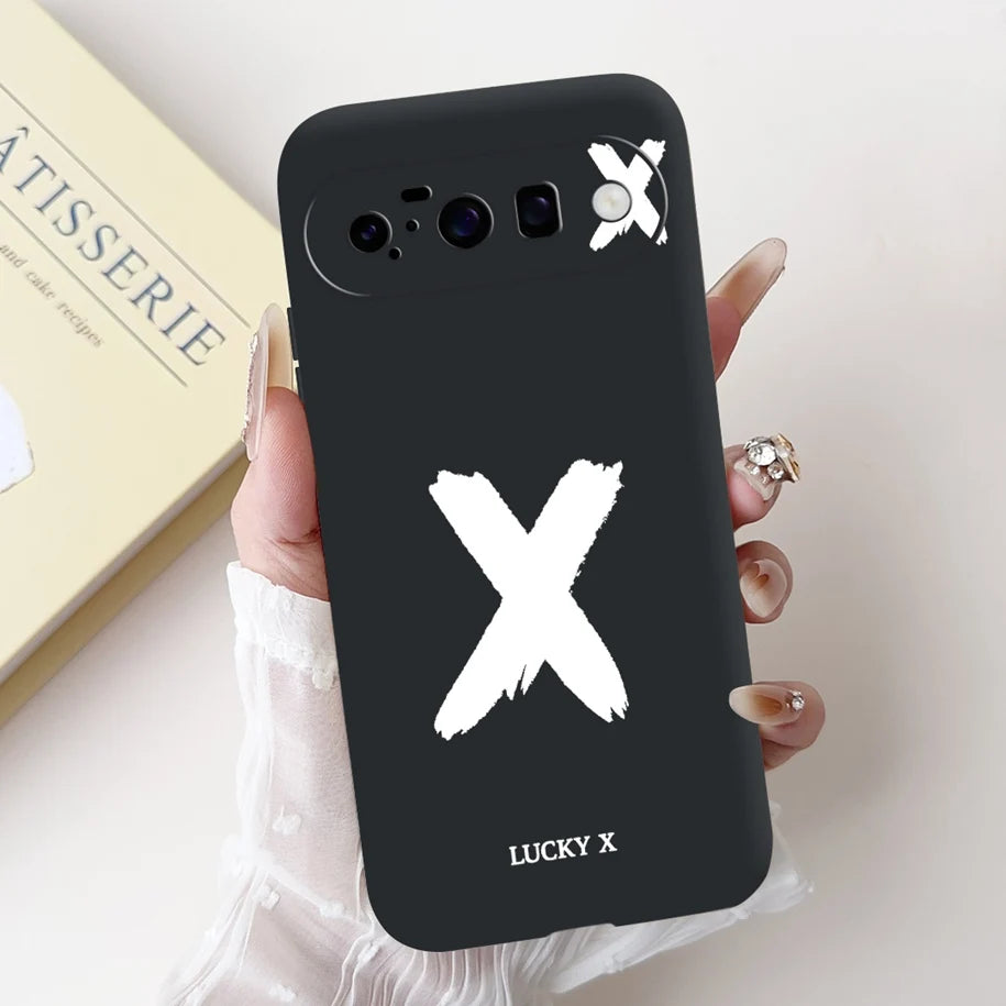 For Google Pixel 10 Pro XL 5G Case Lucky Crown Flower Letters Silicone Soft Cover For Pixel10 10Pro Pixel10 pro XL Protect Cover