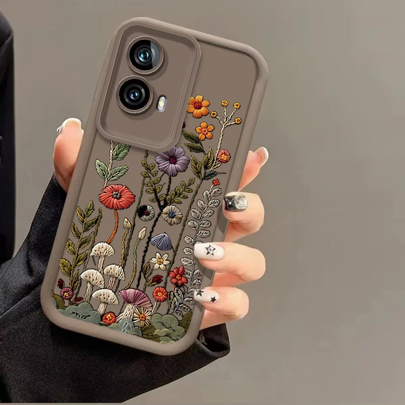 For Motorola Mote G84 G53 G35 G86 G56 G85 G15 G05 G54 G34 G24 G04S Case Edge 60 Pro 50 60 Fusion 50Neo Silicone Shockproof Cover