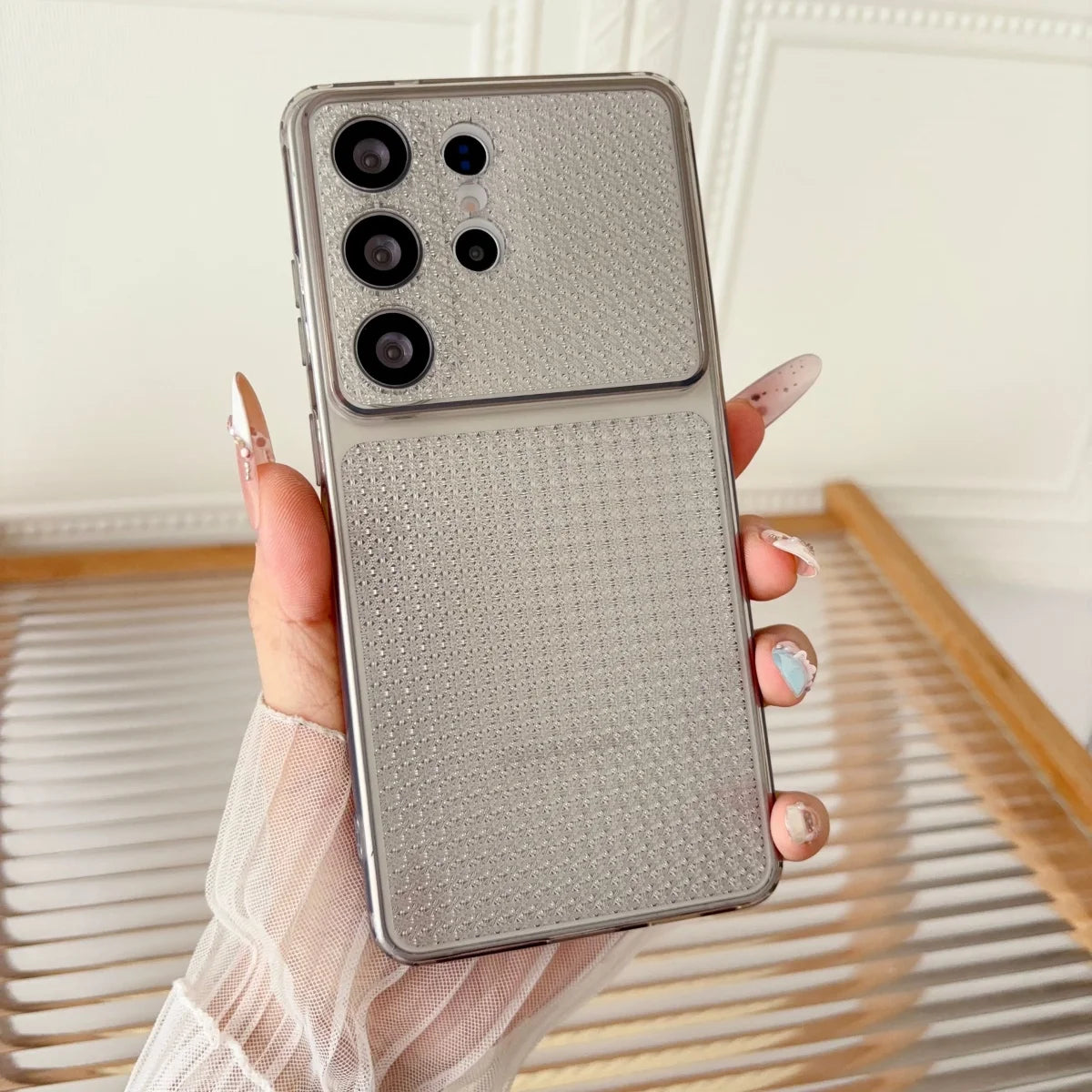 Luxury Glitter Diamond Pattern Soft TPU Case For Samsung S26 FE S25 S24 S23 FE S22 Ultra Plus S21 S20 A57 A37 A27 A17 A36 A26 16