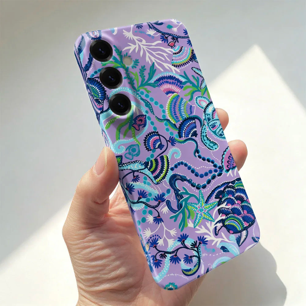 Ocean Animals Case For Samsung A55 54 53 52 71 73 12 13 14 15 16 17 23 25 26 32 34 35 36 Hard PC Phone Cover Capa Coque