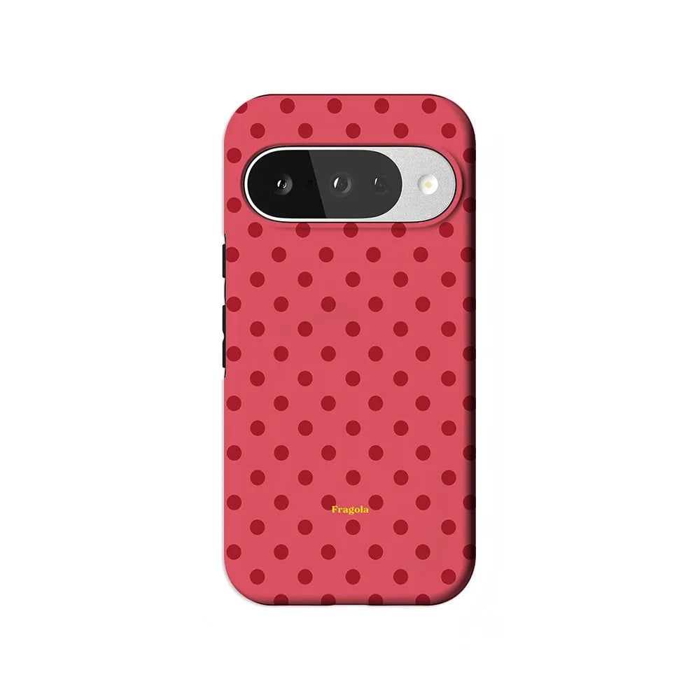 Luxury Clmj Fragola Black Star Pattern Phone Case For Google Pixel 10 9 8 7 10a 9a 8a 7a 5a Pro XL 5G Double-layer Back Cover