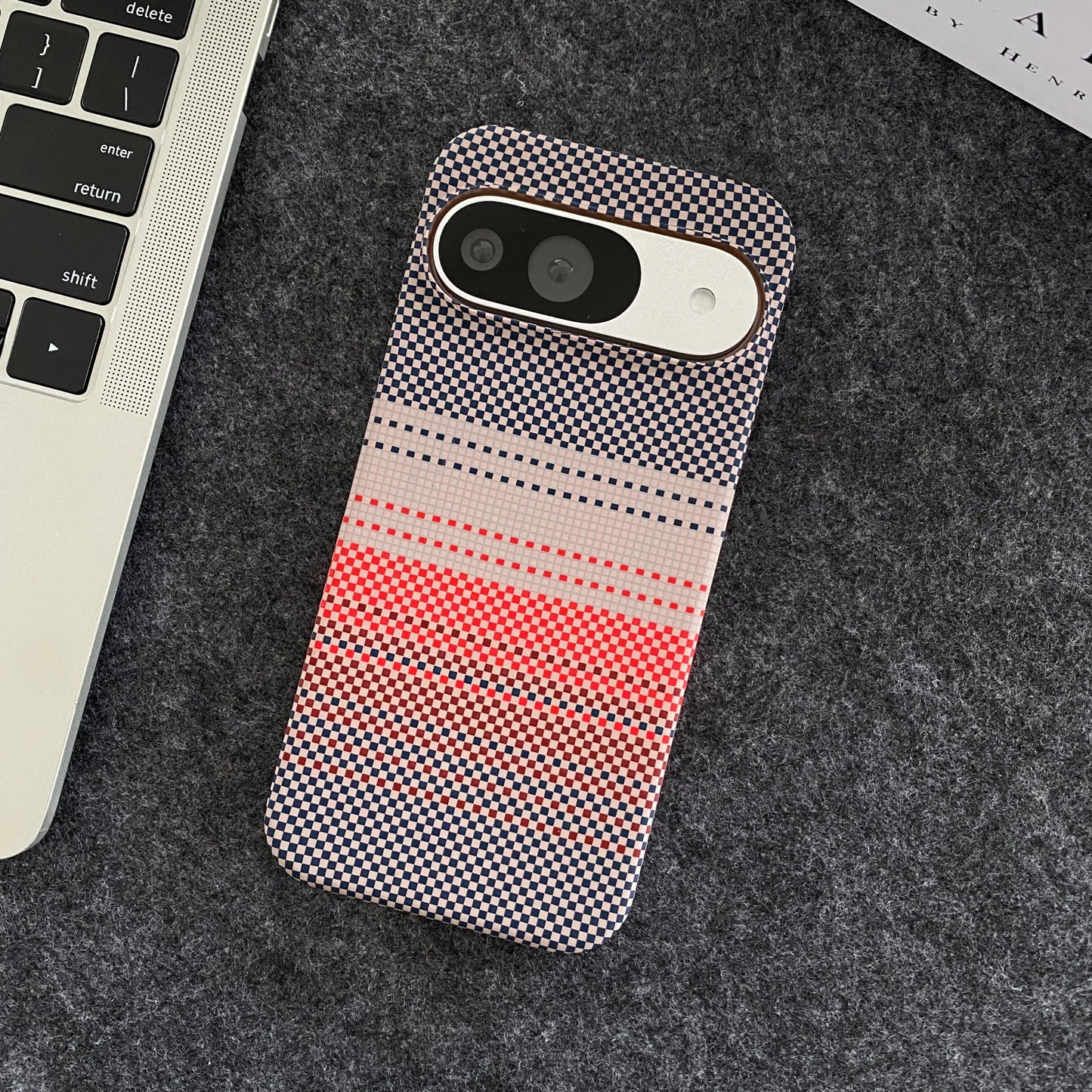 Ultra Thin Magnetic Carbon Fibre Texture Case For Google Pixel 9ProXL 9 8 7 Pro For Magsafe Wireless Charge Shockproof PC Cover