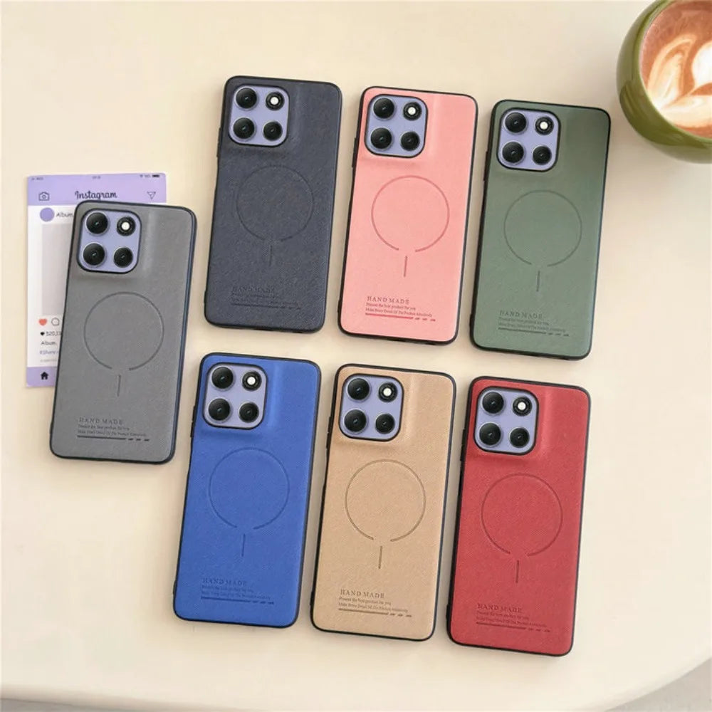 Luxury Leather Magnetic Case For Motorola Signature Moto Edge 70 Ultra Fusion 60 Pro 50 Neo X70 G77 G67 G86 G06 G56 G66J/Y Cover
