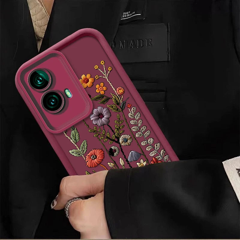 For Motorola Mote G84 G53 G35 G86 G56 G85 G15 G05 G54 G34 G24 G04S Case Edge 60 Pro 50 60 Fusion 50Neo Silicone Shockproof Cover