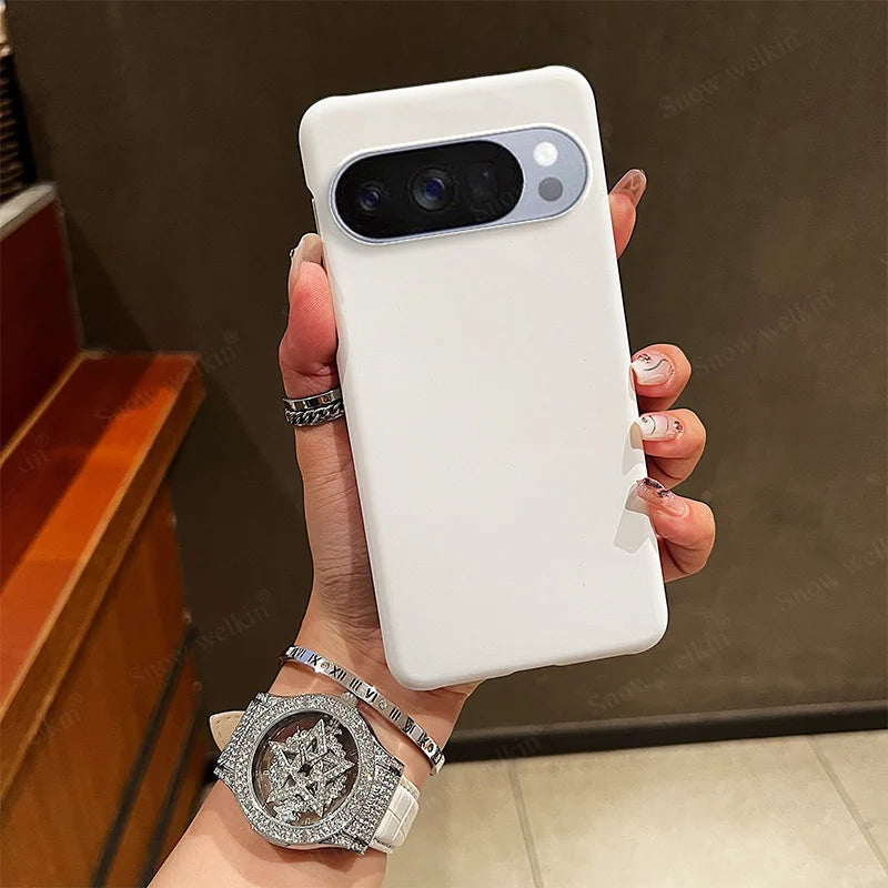 Luxury Rubberized Matte Hard Plastic Case For Google Pixel 11 Pro XL Pixel11 Pro 11Pro Anti-Fingerprint PC Back Phone Case Cover