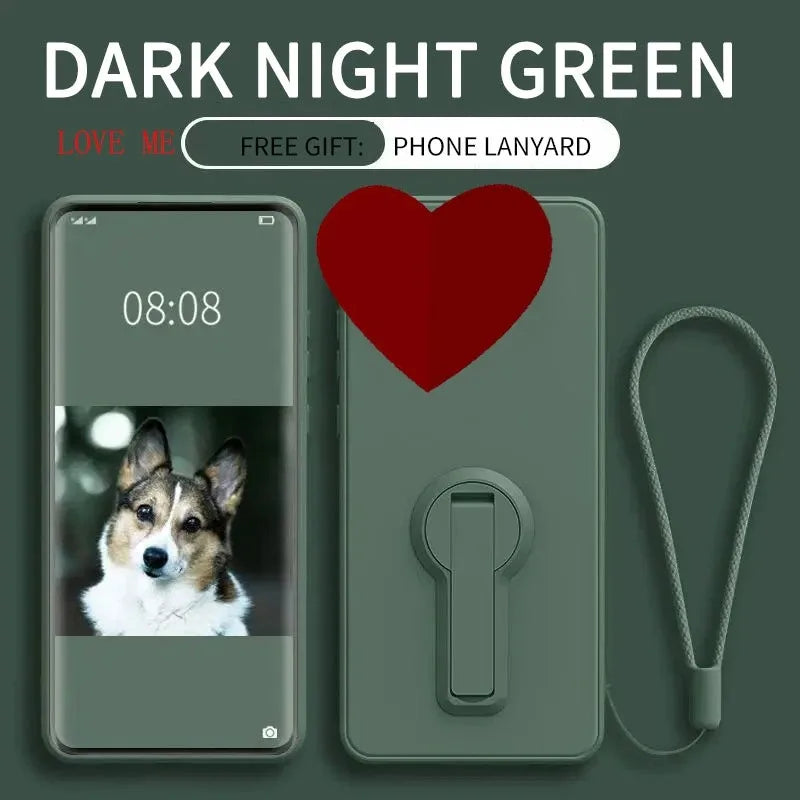 Case for Google Pixel 9a Liquid Silicone Stand Holder Soft Phone Skin Cover for Pixel 8 Pro 8a Upgrade Shockproof Back Funda