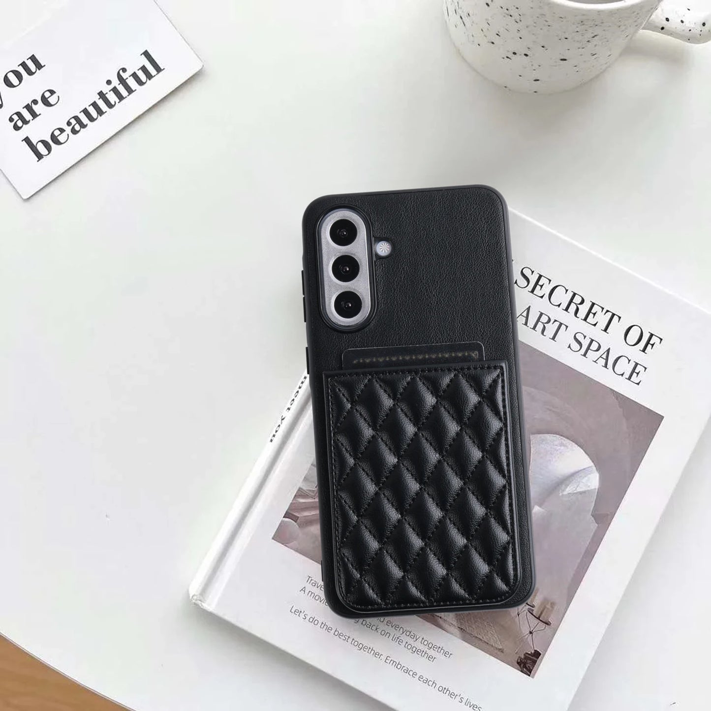 PU Leather Phone Case With Integrated Card Holder Coin Purse For Samsung for Galaxy 20 A15 A56 Note 9 A33 A90 A40 A35 A55 Holds