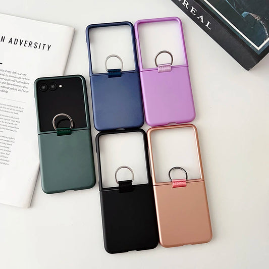 Case for Motorola Razr 60 Ultra 50 40 Ultra 2025 Razr+ 2024 Skin Friendly Portable Ring Hard Mobile Phone Case Cover