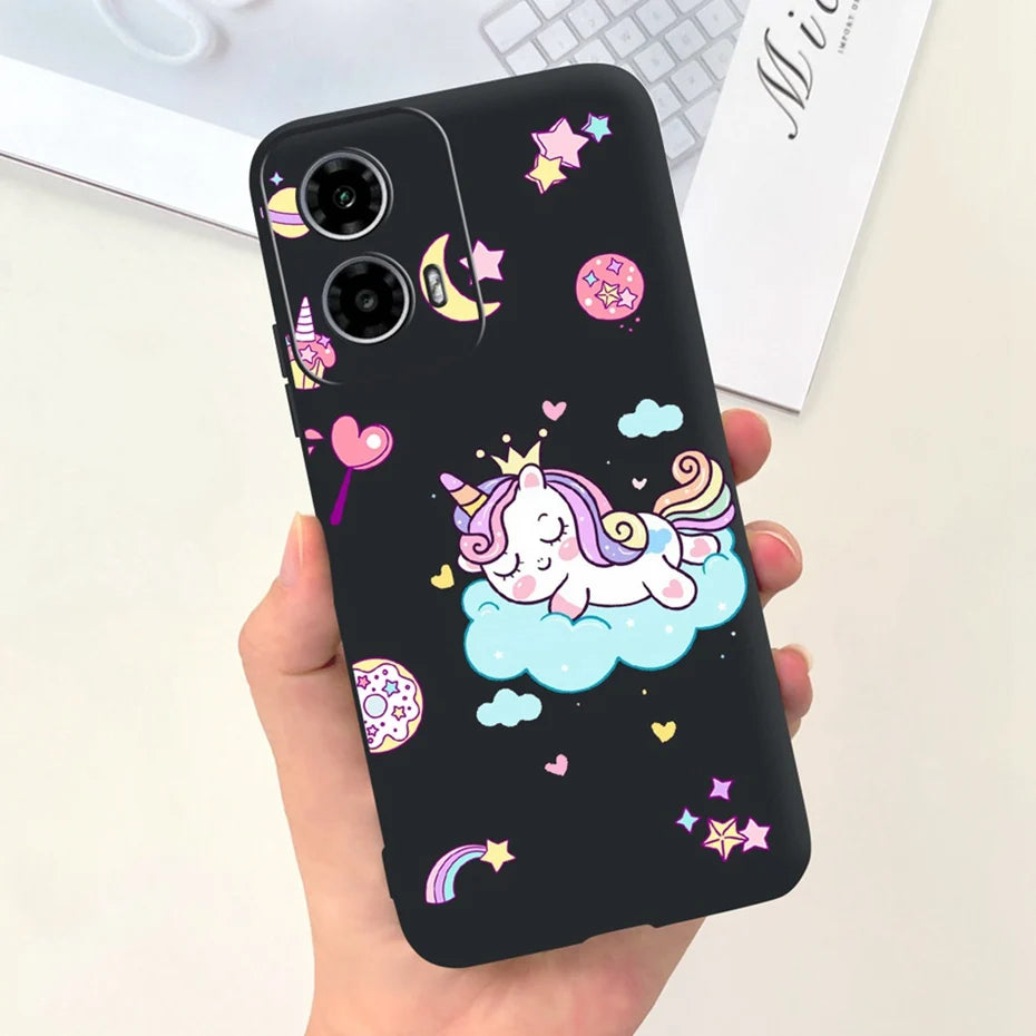 Cute Pattern Phone Case For Motorola Moto G24 G34 4G 5G Soft Silicon Protective Cover For MOTO G24 G34 Bumper