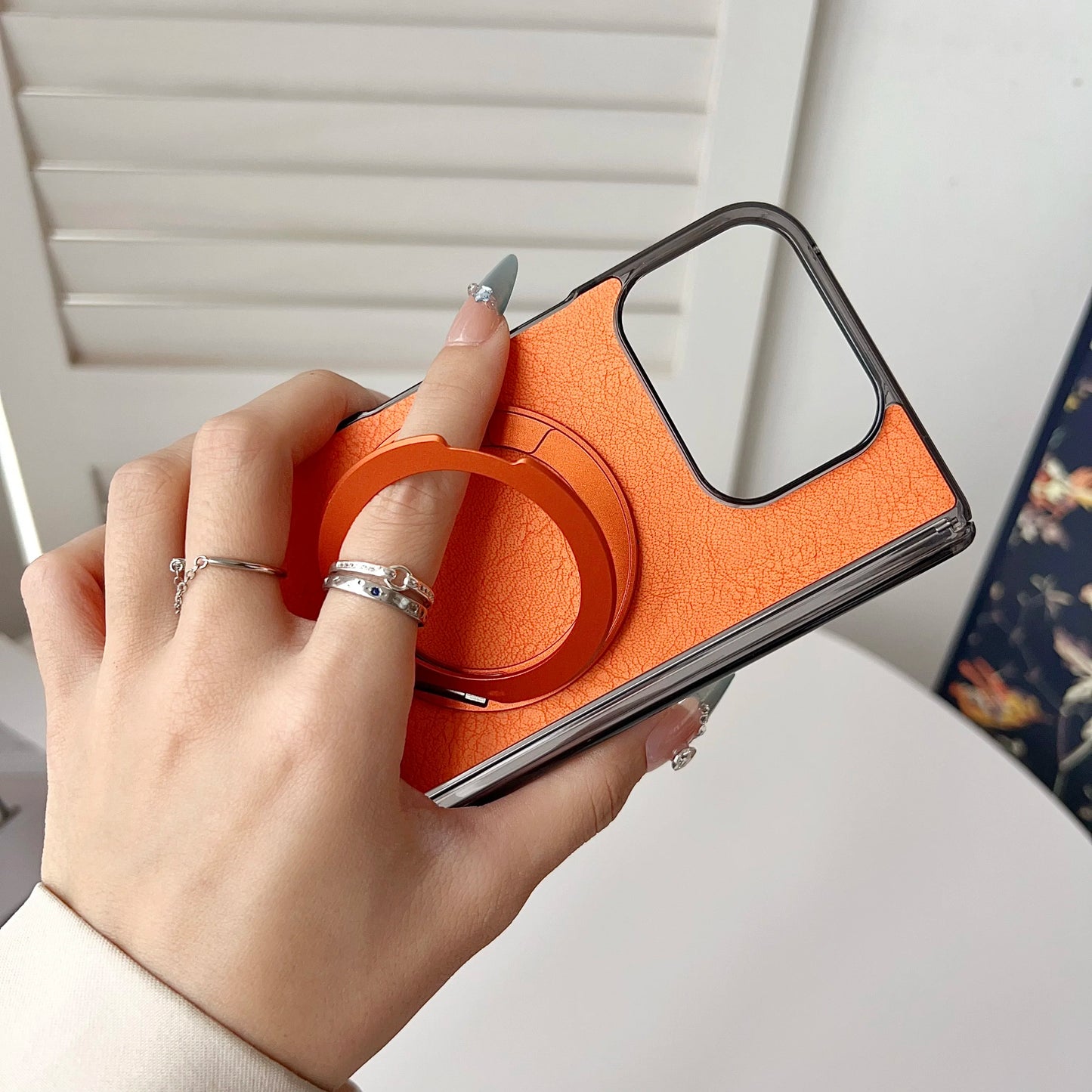 Case For Google Pixel 10 Pro Fold Stylish Colorful Magnetic Rotating Stand Skin-friendly Leather Cover Shockproof Bumper Funda