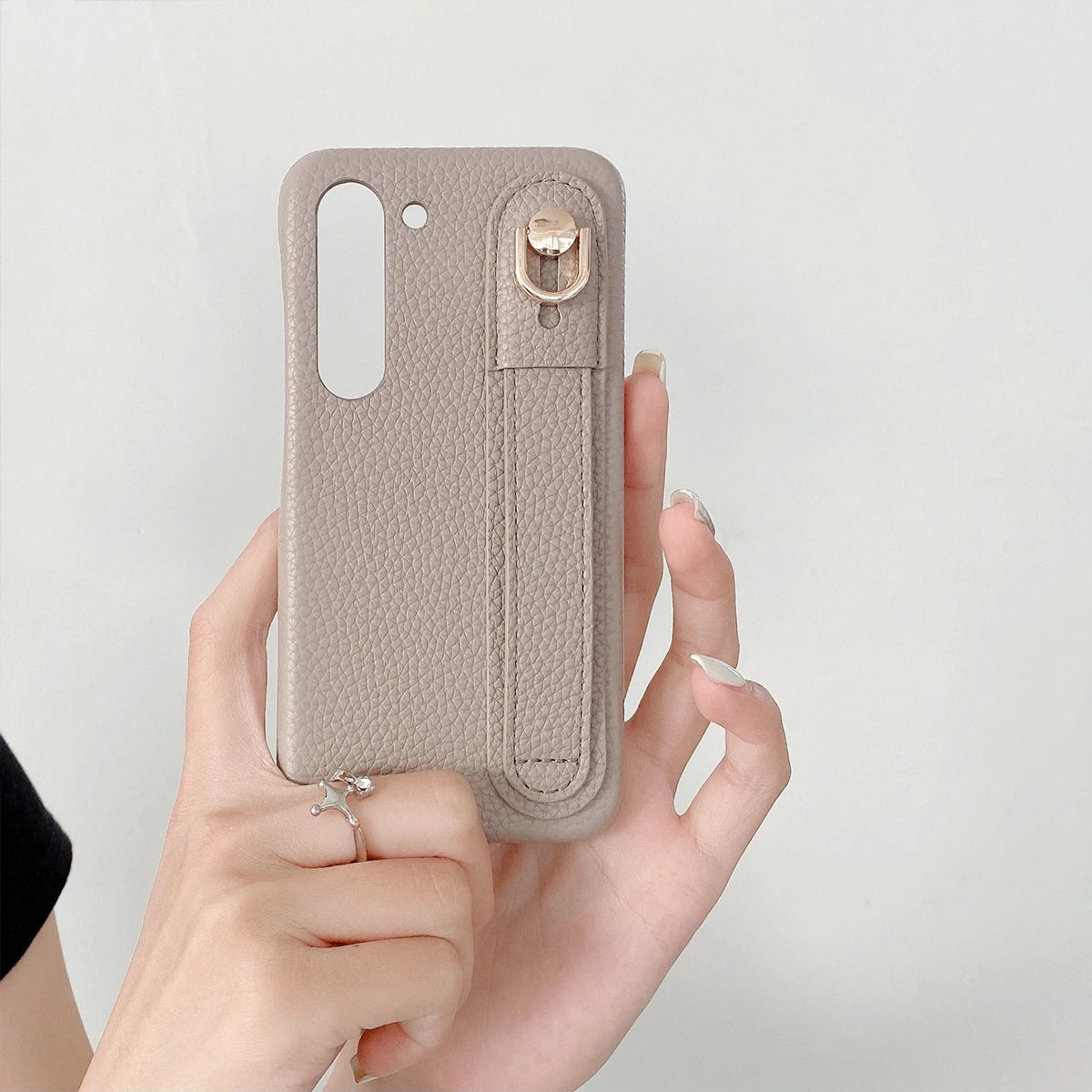 Luxury Leather Card Bag Case For Galaxy S20 S21 FE S22  S23 S23 S24 Plus Note 20 Ultra PU Fashion Litchi Skin Cover