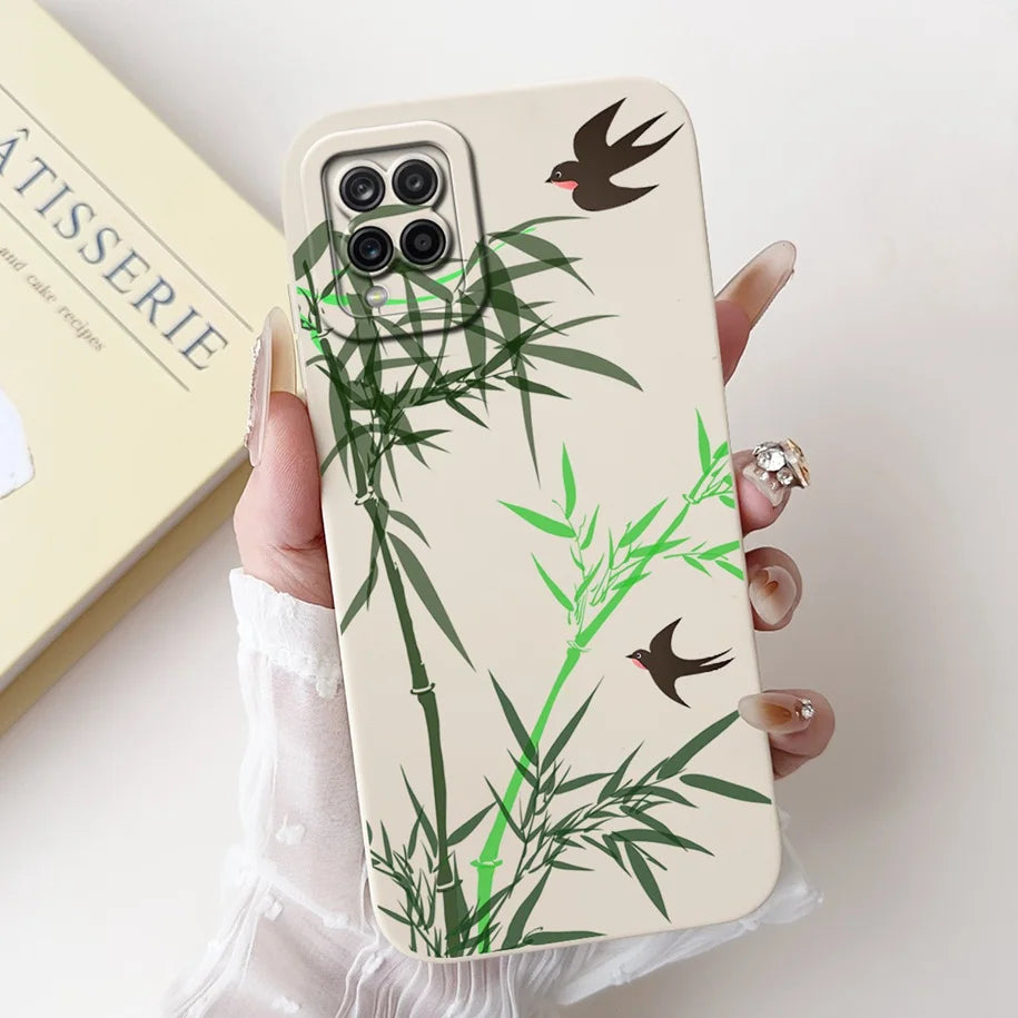 Case For Samsung Galaxy A22 M22 M32 4G Case SM-A225F SM-M225F SM-M325F Shockproof Cover Fashion Painted Soft Silicone Phone Capa