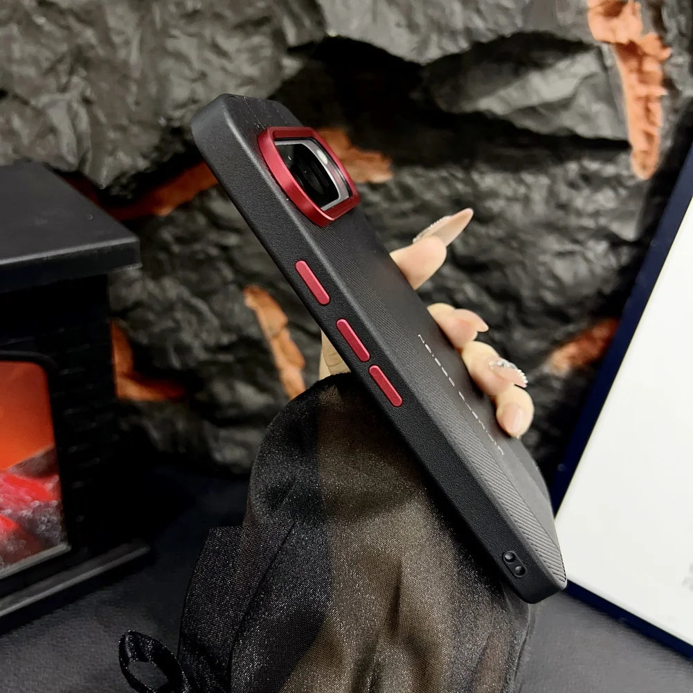 Red Camera Frame with Luxury Textured Case For Google Pixel 10a 10 Pro XL 10 pixel 9a 9 pro Ultimate Design Protective Cover