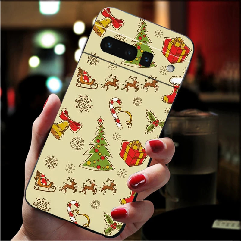 Christmas Phone Case For Google Pixel 10 9 Pro XL 9A 8 7 6 Pro Pixel 8A 7A 6A Pixel 8 7 6 5