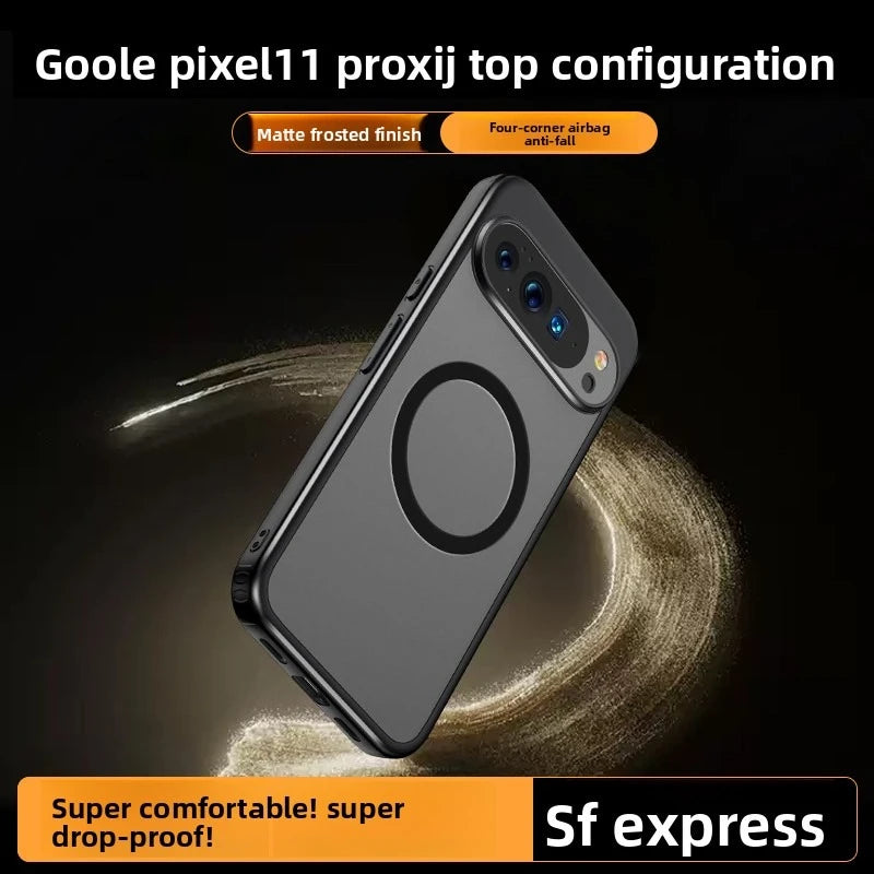 Magnetic Frosted Transparent Phone Case for For Google Pixel 11 Pro XL 10 Shockproof For Magsafe Comfortable Grip Slim fit Cover