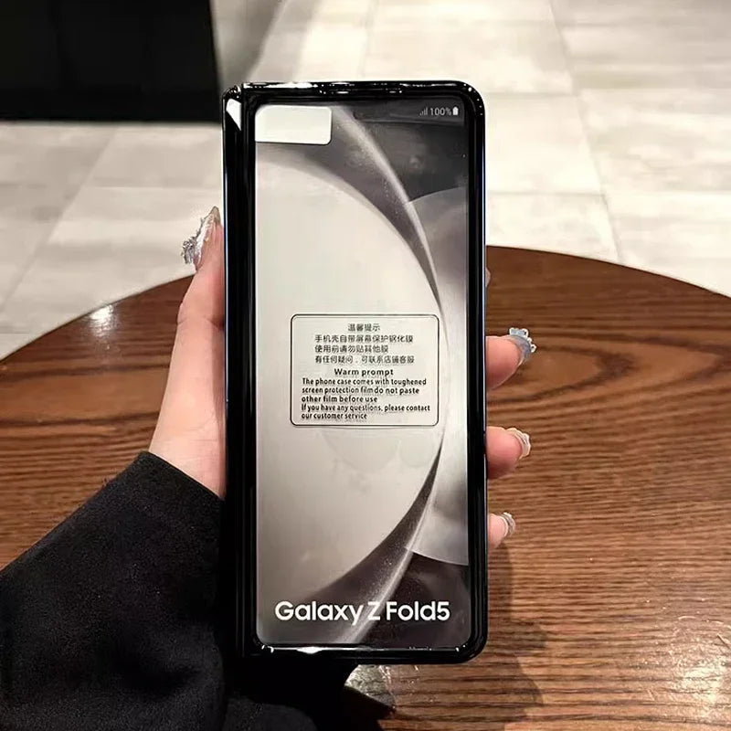 Leather Bracket Pen Slot With Stylus Case For Samsung Galaxy Z Fold 7 6 Fold 5 Fold4 W25 5G Glass Screen Hinge Protection Cover