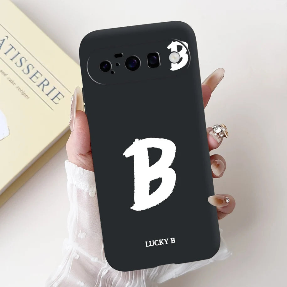 For Google Pixel 10 Pro XL 5G Case Lucky Crown Flower Letters Silicone Soft Cover For Pixel10 10Pro Pixel10 pro XL Protect Cover