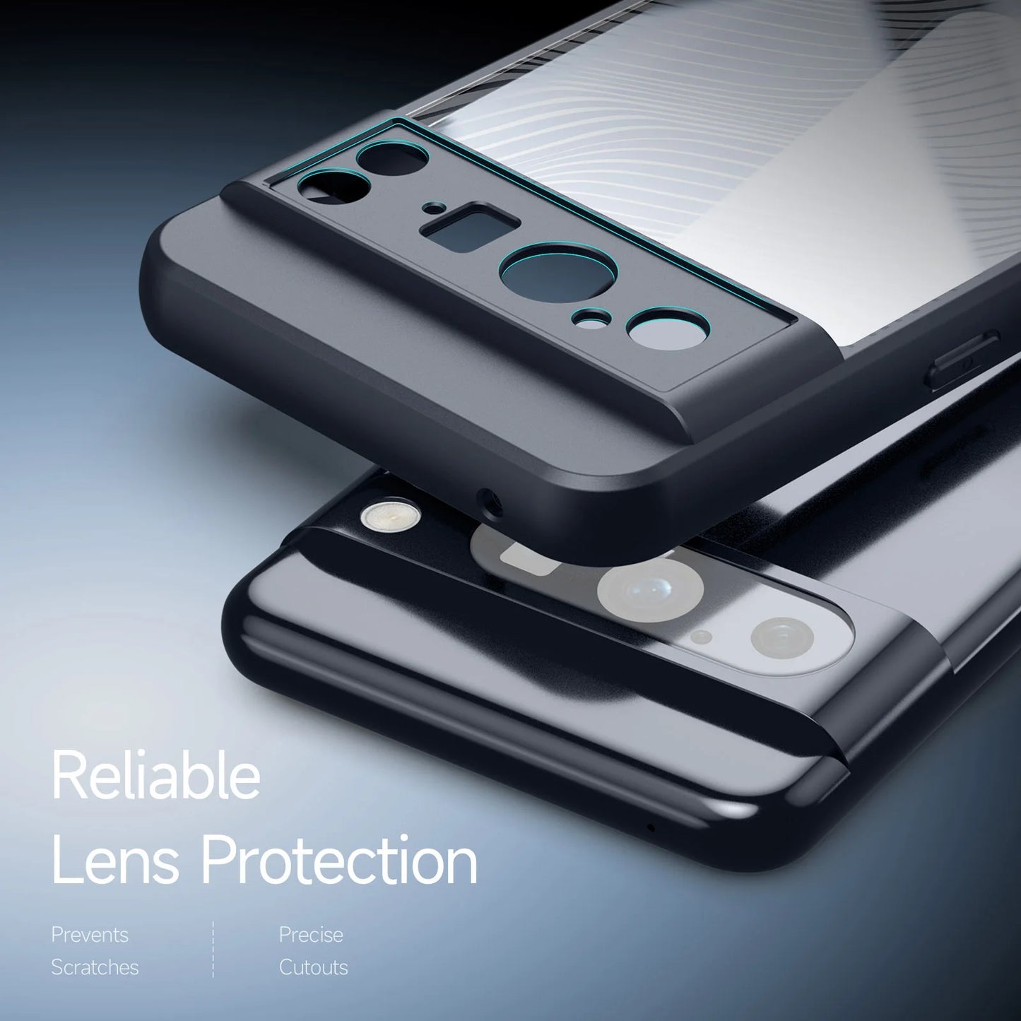 DUX DUCIS For Google Pixel 8 Pro Military Airbag Anti-fall Case For Google Pixel8 Pro 7A Acrylic PC+TPU Shockproof Armor Cover