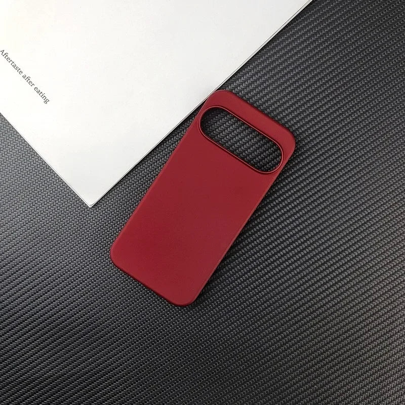 9A Slim Matte Hard PC Phone Case for Google Pixel 9A 9 Pro XL 8Pro 7 6 Pro 8A 7A 6A Shockproof Solid Color Shell Cover Funda