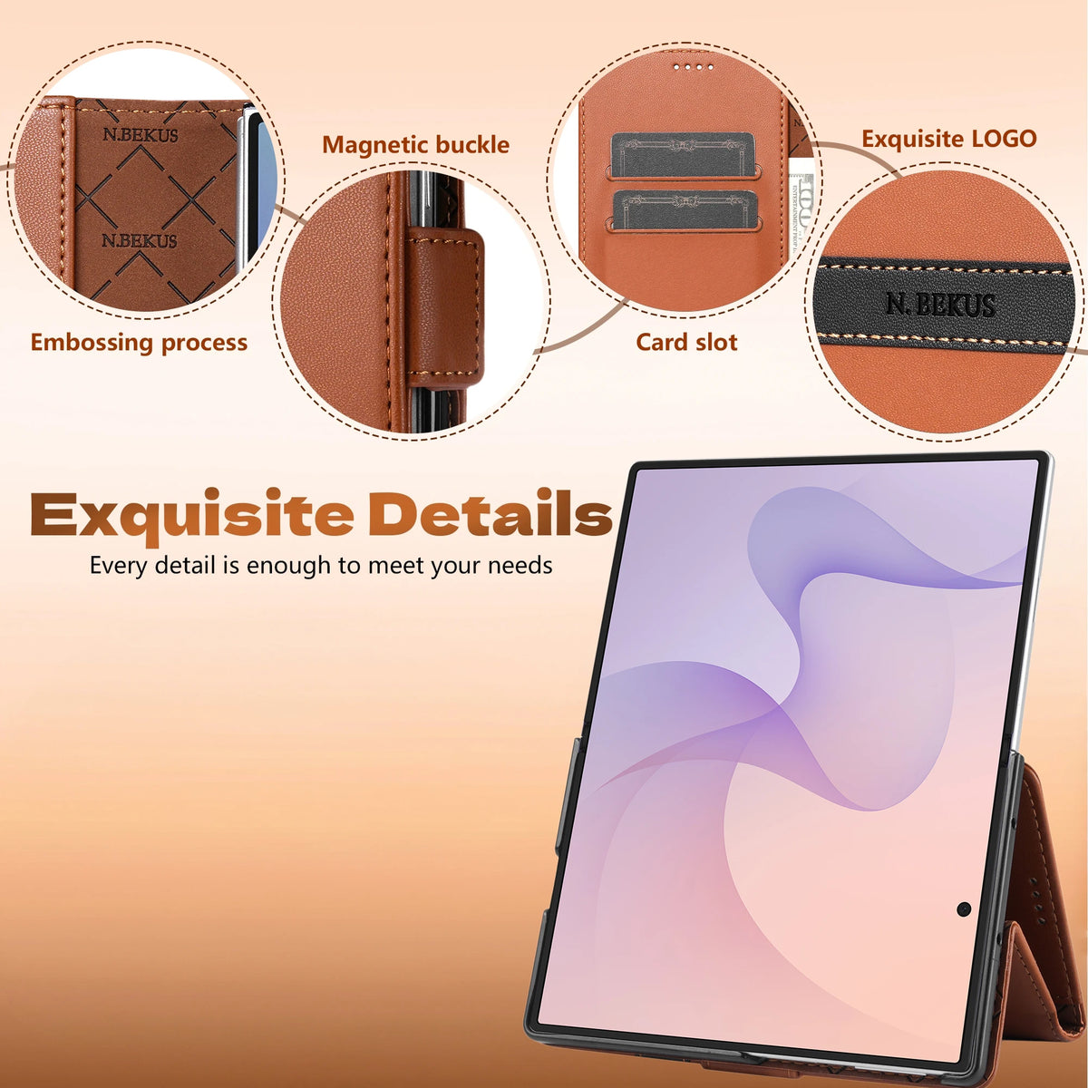 Luxury Business Splice Flip Cards Solt Wallet Leather Case for Samsung Galaxy Z Fold8 Fold 8 Wide Shockproof Book Stand Cover