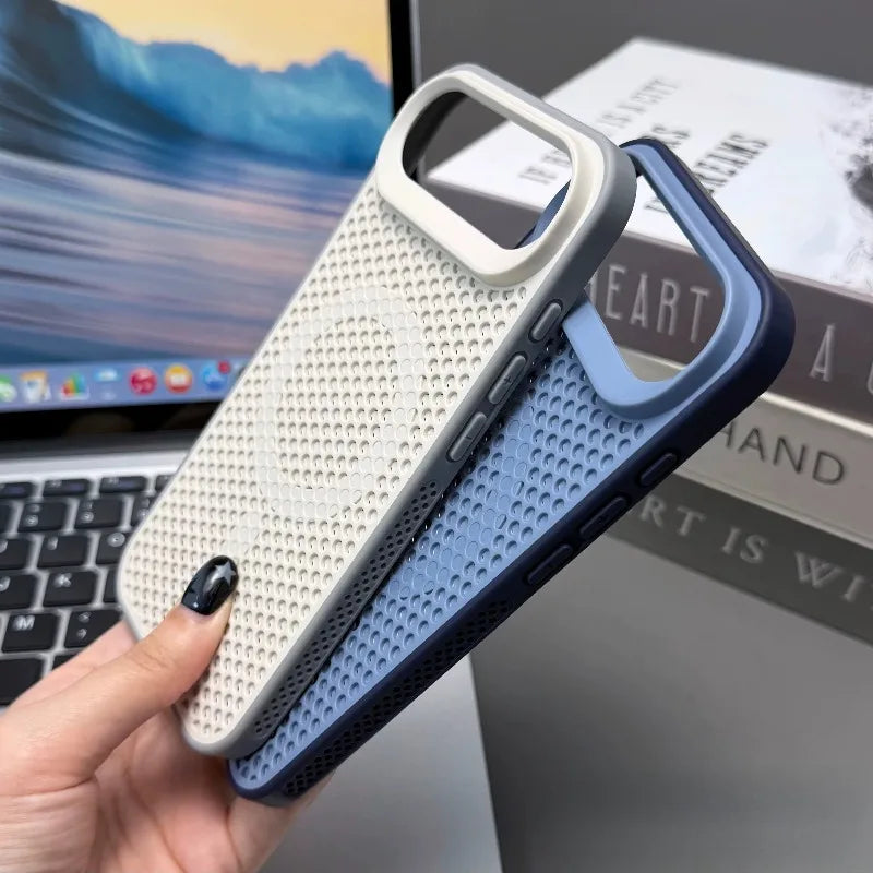 For Google Pixel 11 Pro XL Case Magnetic Heat Dissipation PC Cover For Google Pixel11 Shockproof For Magsafe Fudna