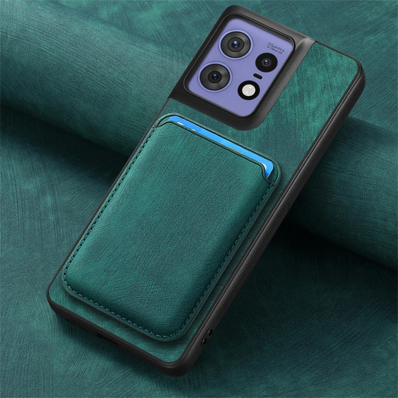 2 in 1 Detachable Magnetic Cards Slot Wallet Leather Case For Motorola Edge 50 Fusion Moto Edge50 Pro Ultra Shockproof Cover
