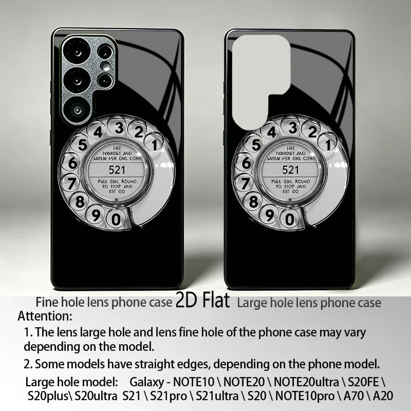 Vintage-style Rotary for Samsung Galaxy S26/S25/S24 ULTRA S23/S22/S21/S20 PLUS FE A56,54,35,33,16 A22,23,24,25,A26,A05,A06 Phone