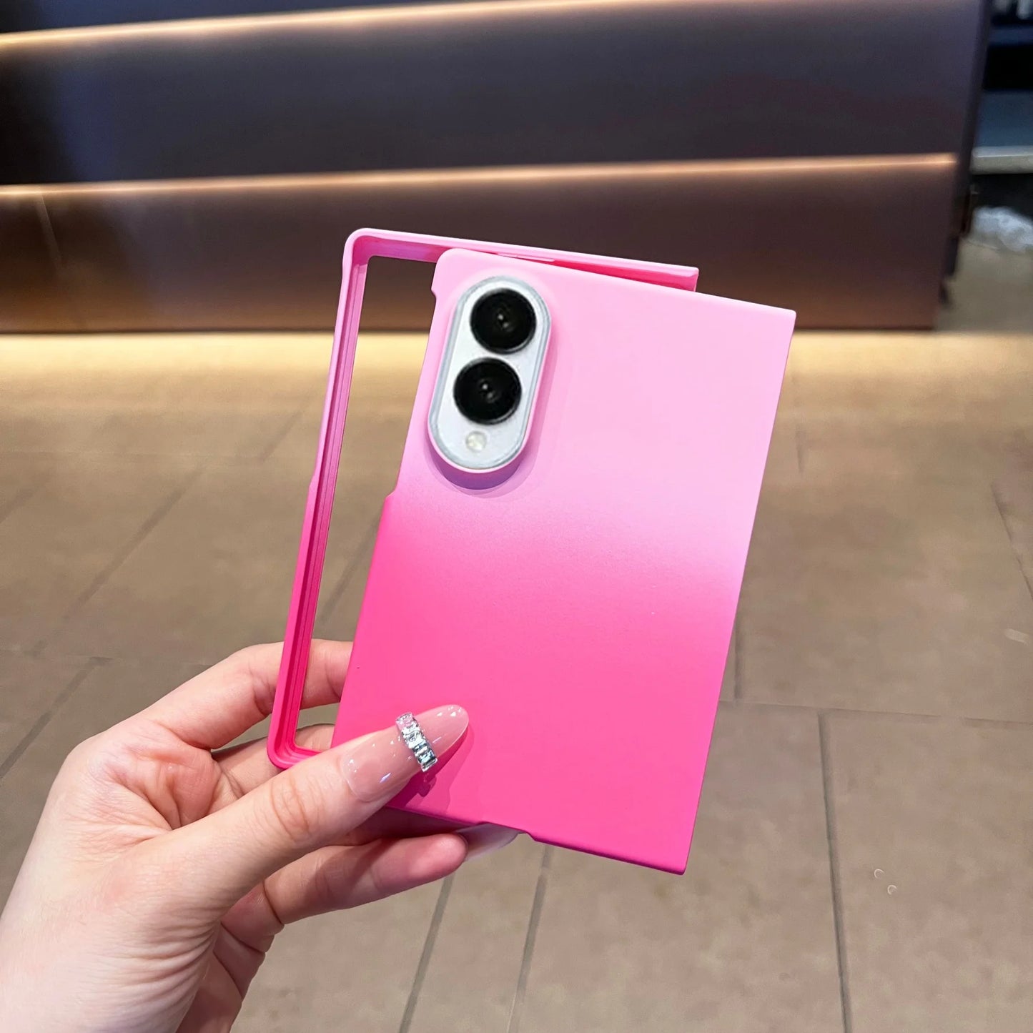 New Classic Korean Gradient Color Frosted Phone Case for Samsung Galaxy Z Fold 8 Wide Z Fold 8 Wide Shockproof Hard Cover