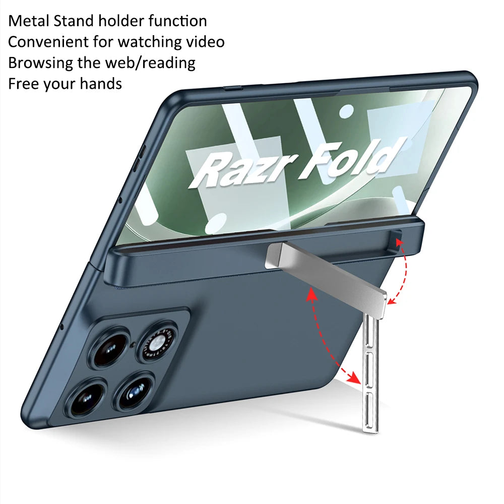 Rotating Hinge Protector Case For Motorola Razr Fold Full Body Protection Shell For Motorola Razr Fold High-end Protector Cover