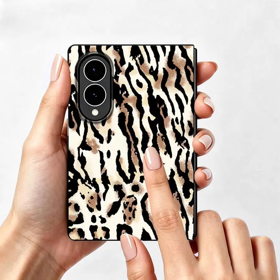 Leopard Print Cool Phone Cover Case for Samsung Galaxy ZFold Wide ZFold8 Z Fold8 Wide Z Fold 8