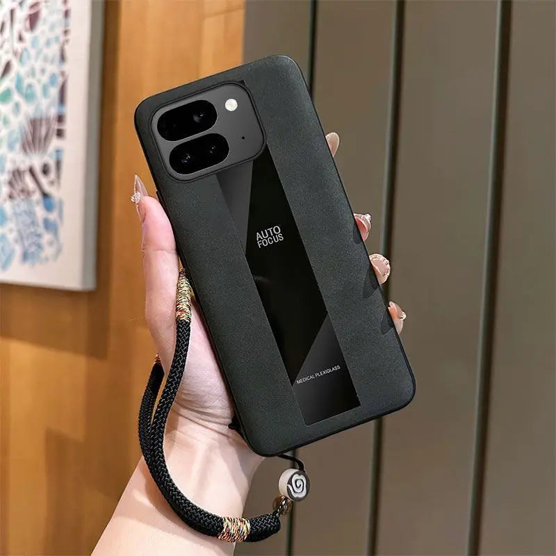 For Google Pixel 10 Pro Fold Case Business Style Lanyard Luxury Leather Anti-drop Cover For Google Pixel 10 Pro Fold Funda