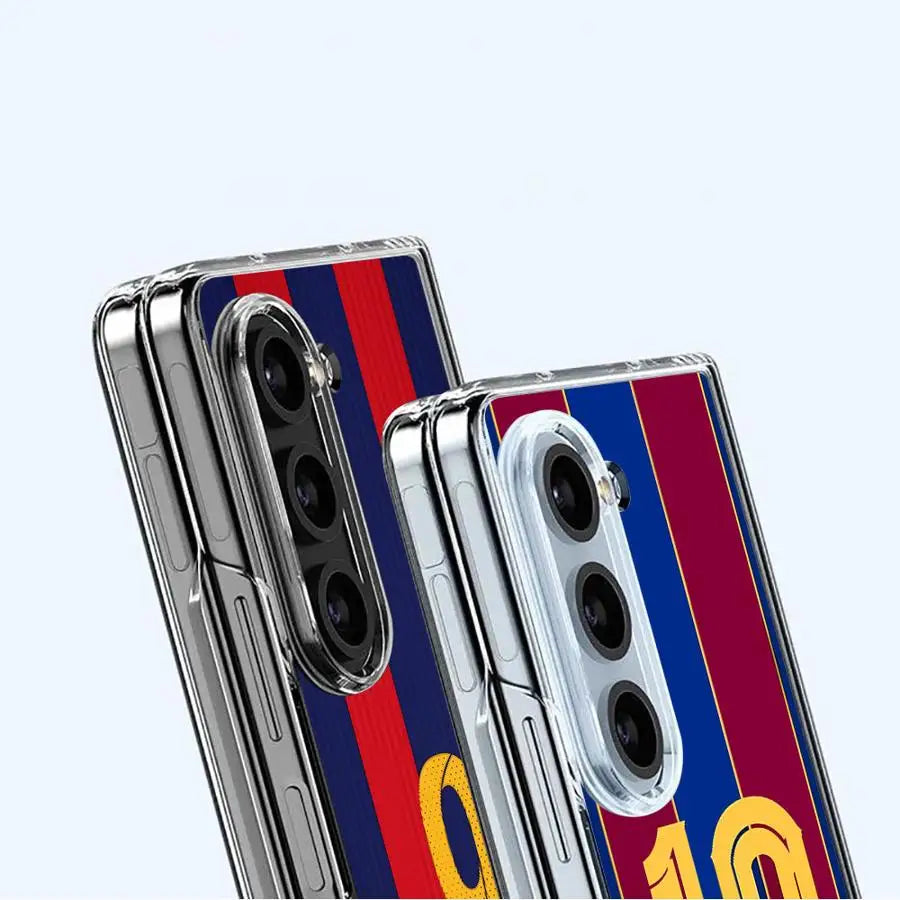 Football Star Digital Art Hard Phone Cover Case for Samsung Galaxy ZFold7 ZFold3 Z Fold 7 6 5 4 3 ZFold5 ZFold6 ZFold4