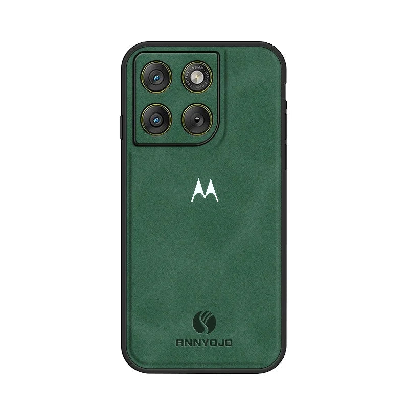 Busienss Retro Sheepskin Magnetic Case for Moto Signature Edge 70 Ultra Fusion+ 60 Pro 50 Ultra G67 G57 G17 Power Protect Cover