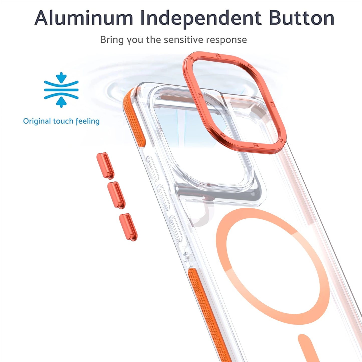 Luxury Shockproof Magnetic Transparent Case for Motorola Moto Edge 60 50 Fusion 50 Pro G86 G56 G15 G05 G55 G24 5G Magsafe Cover