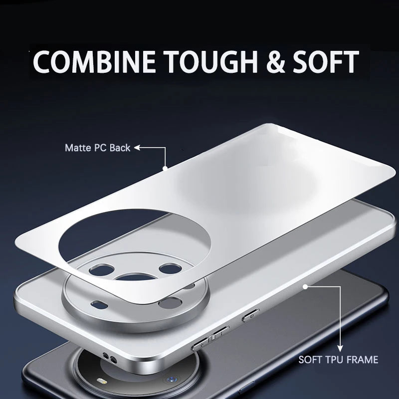 Hard Acrylic AG Matte Back Cover For Motorola Moto Edge 40 50 60 60S 70 Neo Fusion Ultra Protective Business Phone Case