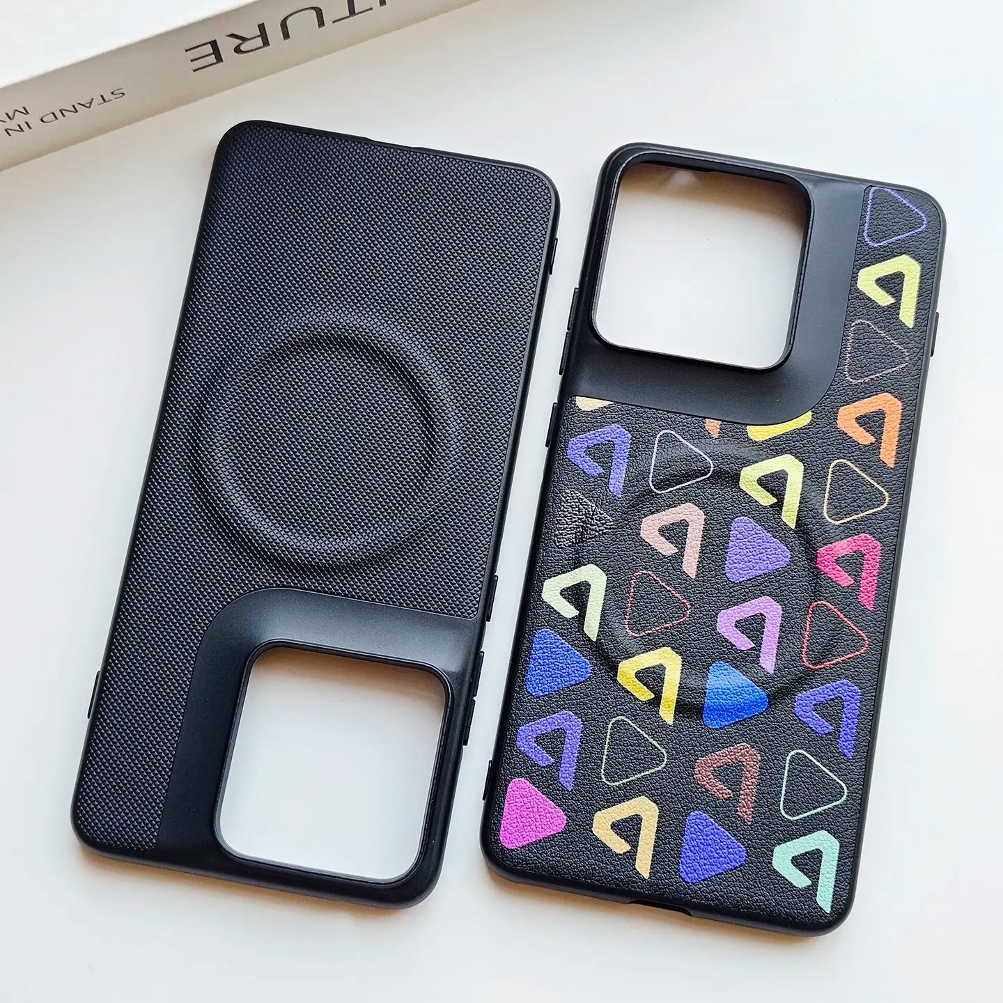 For Motorola Signature MOTO X70 Air Pro Case Stylish Printed Magnetic PU Skin-friendly Leather Cover For Motorola Edge70 Funda
