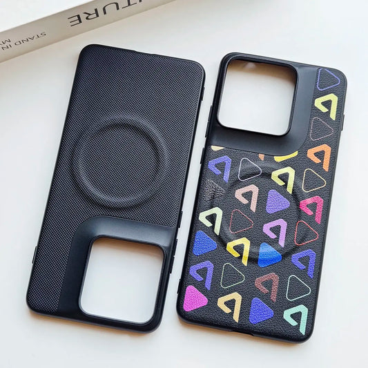 For Motorola Signature MOTO X70 Air Pro Case Stylish Printed Magnetic PU Skin-friendly Leather Cover For Motorola Edge70 Funda