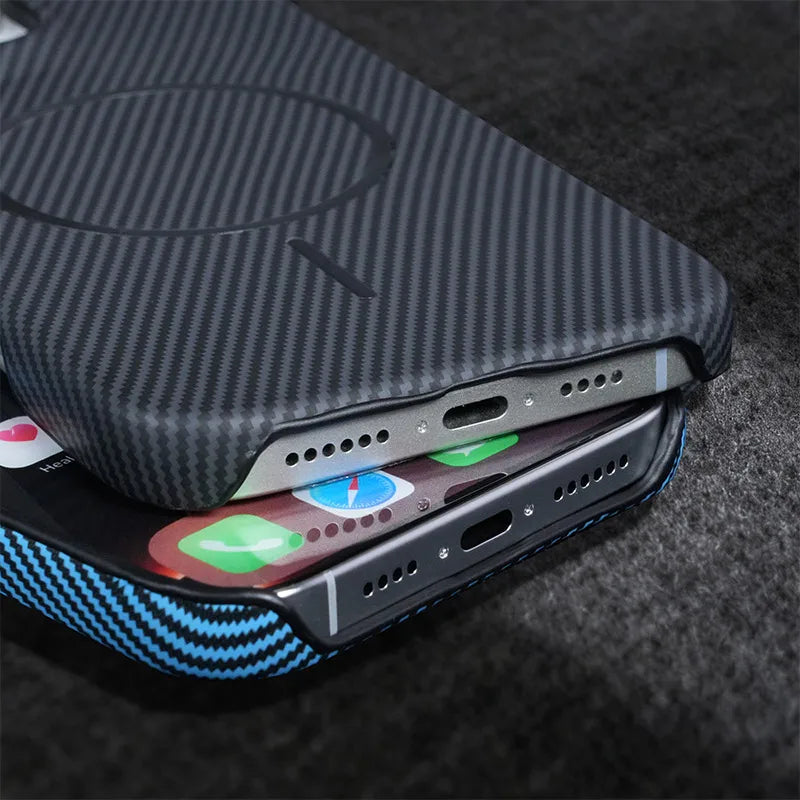 Carbon Fiber Magnetic For Magsafe Case For Google Pixel 10 9 Pro XL 10ProXL 9ProXL 9A Wireless Charger PC Frameless Phone Cover